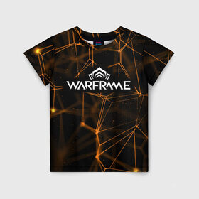 Детская футболка 3D с принтом Warframe в городе Новоалтайск, 100% гипоаллергенный полиэфир | прямой крой, круглый вырез горловины, длина до линии бедер, чуть спущенное плечо, ткань немного тянется | Тематика изображения на принте: warframe | warframe лотос | варфрейм