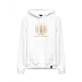 Женская толстовка с принтом BRING ME THE HORIZON в городе Новоалтайск, френч-терри, мягкий теплый начес внутри (100% хлопок) | карман-кенгуру, эластичные манжеты и нижняя кромка, капюшон с подкладом и шнурком | bmth | bring me the horizon