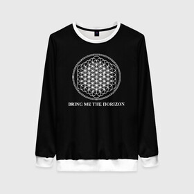 Женский свитшот 3D с принтом BRING ME THE HORIZON в городе Новоалтайск, 100% полиэстер с мягким внутренним слоем | круглый вырез горловины, мягкая резинка на манжетах и поясе, свободная посадка по фигуре | bmth | bring me the horizon