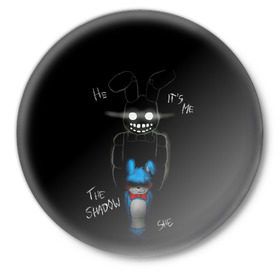 Значок с принтом Five Nights at Freddys в городе Новоалтайск,  металл | круглая форма, металлическая застежка в виде булавки | Тематика изображения на принте: 5 ночей с фредди | animation | bonnie | chica | five nights at freddys | fnaf | foxy | freddy | funny | horror | scary | бонни | майк | пять | ужас | фнаф | фокси | фредди | чика | шмидт