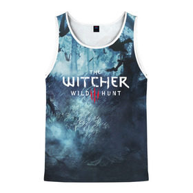Мужская майка 3D с принтом THE WITCHER 3WILD HUNT в городе Новоалтайск, 100% полиэстер | круглая горловина, приталенный силуэт, длина до линии бедра. Пройма и горловина окантованы тонкой бейкой | cd projekt red | ciri | game | geralt | geralt of rivia | gwynbleidd | the witcher | the witcher 3: wild hunt | ведьмак | ведьмак 3: дикая охота | геральт | геральт из ривии | цири | цирилла