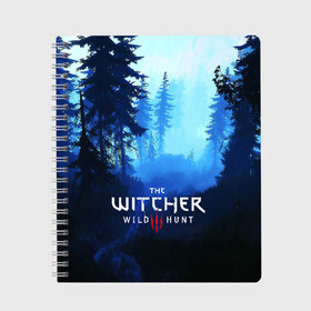 Тетрадь с принтом THE WITCHER 3WILD HUNT в городе Новоалтайск, 100% бумага | 48 листов, плотность листов — 60 г/м2, плотность картонной обложки — 250 г/м2. Листы скреплены сбоку удобной пружинной спиралью. Уголки страниц и обложки скругленные. Цвет линий — светло-серый
 | cd projekt red | ciri | game | geralt | geralt of rivia | gwynbleidd | the witcher | the witcher 3: wild hunt | ведьмак | ведьмак 3: дикая охота | геральт | геральт из ривии | цири | цирилла