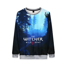 Женский свитшот 3D с принтом THE WITCHER 3:WILD HUNT в городе Новоалтайск, 100% полиэстер с мягким внутренним слоем | круглый вырез горловины, мягкая резинка на манжетах и поясе, свободная посадка по фигуре | cd projekt red | ciri | game | geralt | geralt of rivia | gwynbleidd | the witcher | the witcher 3: wild hunt | ведьмак | ведьмак 3: дикая охота | геральт | геральт из ривии | цири | цирилла