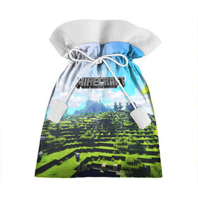 Подарочный 3D мешок с принтом MINECRAFT в городе Новоалтайск, 100% полиэстер | Размер: 29*39 см | Тематика изображения на принте: craft | creeper | dungeon | dungeons | earth | game | logo | mine | minecraft | mobile | online | дунгеонс | земля | зомби | игра | крипер | лого | майкрафт | майнкрафт | мобайл | онлайн | подземелье | подземелья