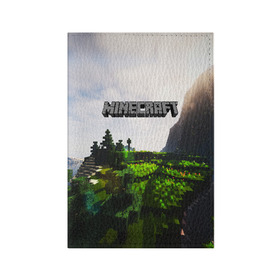 Обложка для паспорта матовая кожа с принтом MINECRAFT в городе Новоалтайск, натуральная матовая кожа | размер 19,3 х 13,7 см; прозрачные пластиковые крепления | craft | creeper | dungeon | dungeons | earth | game | logo | mine | minecraft | mobile | online | дунгеонс | земля | зомби | игра | крипер | лого | майкрафт | майнкрафт | мобайл | онлайн | подземелье | подземелья