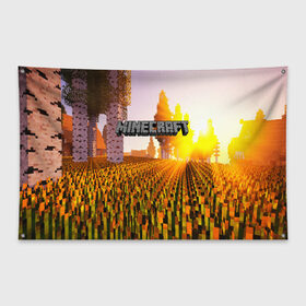 Флаг-баннер с принтом MINECRAFT в городе Новоалтайск, 100% полиэстер | размер 67 х 109 см, плотность ткани — 95 г/м2; по краям флага есть четыре люверса для крепления | craft | creeper | dungeon | dungeons | earth | game | logo | mine | minecraft | mobile | online | дунгеонс | земля | зомби | игра | крипер | лого | майкрафт | майнкрафт | мобайл | онлайн | подземелье | подземелья