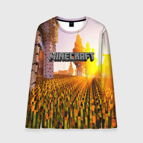 Мужской лонгслив 3D с принтом MINECRAFT в городе Новоалтайск, 100% полиэстер | длинные рукава, круглый вырез горловины, полуприлегающий силуэт | craft | creeper | dungeon | dungeons | earth | game | logo | mine | minecraft | mobile | online | дунгеонс | земля | зомби | игра | крипер | лого | майкрафт | майнкрафт | мобайл | онлайн | подземелье | подземелья