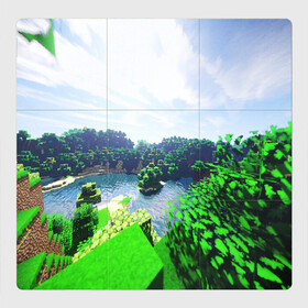 Магнитный плакат 3Х3 с принтом MINECRAFT в городе Новоалтайск, Полимерный материал с магнитным слоем | 9 деталей размером 9*9 см | craft | creeper | dungeon | dungeons | earth | game | logo | mine | minecraft | mobile | online | дунгеонс | земля | зомби | игра | крипер | лого | майкрафт | майнкрафт | мобайл | онлайн | подземелье | подземелья