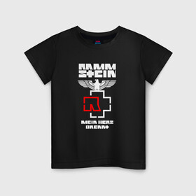 Детская футболка хлопок с принтом RAMMSTEIN | РАМШТАЙН (НА СПИНЕ) в городе Новоалтайск, 100% хлопок | круглый вырез горловины, полуприлегающий силуэт, длина до линии бедер | rammstein | рамштайн