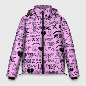 Мужская зимняя куртка 3D с принтом LIL PEEP LOGOBOMBING в городе Новоалтайск, верх — 100% полиэстер; подкладка — 100% полиэстер; утеплитель — 100% полиэстер | длина ниже бедра, свободный силуэт Оверсайз. Есть воротник-стойка, отстегивающийся капюшон и ветрозащитная планка. 

Боковые карманы с листочкой на кнопках и внутренний карман на молнии. | awful things | hell boy | lil peep | lil prince | клауд | клауд рэп | лил пип | пееп. | пост эмо | реп | репер | рэп | рэпер | трэп | хип хоп | эмо трэп