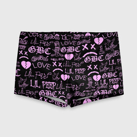 Детские купальные плавки 3D с принтом LIL PEEP LOGOBOMBING в городе Новоалтайск, Полиэстер 85%, Спандекс 15% | Слитный крой, подклад по переду изделия, узкие бретели | Тематика изображения на принте: awful things | hell boy | lil peep | lil prince | клауд | клауд рэп | лил пип | пееп. | пост эмо | реп | репер | рэп | рэпер | трэп | хип хоп | эмо трэп