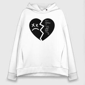 Женское худи Oversize хлопок с принтом LIL PEEP в городе Новоалтайск, френч-терри — 70% хлопок, 30% полиэстер. Мягкий теплый начес внутри —100% хлопок | боковые карманы, эластичные манжеты и нижняя кромка, капюшон на магнитной кнопке | awful things | hell boy | lil peep | lil prince | клауд | клауд рэп | лил пип | пееп. | пост эмо | реп | репер | рэп | рэпер | трэп | хип хоп | эмо трэп