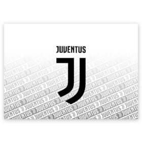 Поздравительная открытка с принтом JUVENTUS в городе Новоалтайск, 100% бумага | плотность бумаги 280 г/м2, матовая, на обратной стороне линовка и место для марки
 | Тематика изображения на принте: cr7 | juve | juventus | ronaldo | роналдо | ювентус