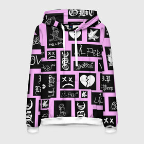 Мужская толстовка 3D с принтом LIL PEEP в городе Новоалтайск, 100% полиэстер | двухслойный капюшон со шнурком для регулировки, мягкие манжеты на рукавах и по низу толстовки, спереди карман-кенгуру с мягким внутренним слоем. | awful things | hell boy | lil peep | lil prince | клауд | клауд рэп | лил пип | пееп. | пост эмо | реп | репер | рэп | рэпер | трэп | хип хоп | эмо трэп