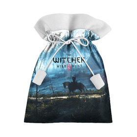 Подарочный 3D мешок с принтом THE WITCHER в городе Новоалтайск, 100% полиэстер | Размер: 29*39 см | Тематика изображения на принте: cd projekt red | ciri | game | geralt | geralt of rivia | gwynbleidd | the witcher | the witcher 3: wild hunt | ведьмак | ведьмак 3: дикая охота | геральт | геральт из ривии | цири | цирилла