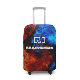Чехол для чемодана 3D с принтом RAMMSTEIN в городе Новоалтайск, 86% полиэфир, 14% спандекс | двустороннее нанесение принта, прорези для ручек и колес | du hast | mein herz | rammstein | rammstein rock | ramstein | группа rammstein | концерт рамштайн | рамштаин | рамштайн | рамштайн дойчланд | тилль линдеманн | у хаст