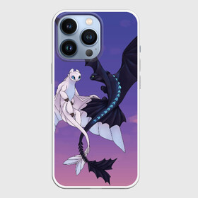 Чехол для iPhone 13 Pro с принтом ночная фурия в городе Новоалтайск,  |  | Тематика изображения на принте: how to train your dragon | night fury | беззубик | дракон | как приручить дракона | ночная фурия
