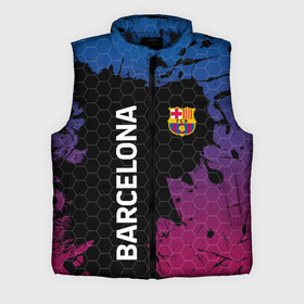 Мужской жилет утепленный 3D с принтом BARCELONA в городе Новоалтайск,  |  | barca | barsa | barselona | fc barcelona | leo messi | neimar | neymar | барселона | лионель месси | неймар | нэмар | футбол.