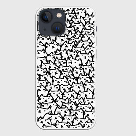 Чехол для iPhone 13 mini с принтом Котики в городе Новоалтайск,  |  | животные | котики | коты
