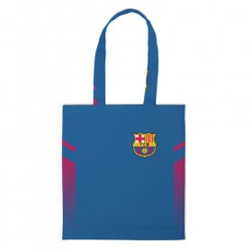 Сумка 3D повседневная с принтом FC BARCA в городе Новоалтайск, 100% полиэстер | Плотность: 200 г/м2; Размер: 34×35 см; Высота лямок: 30 см | 