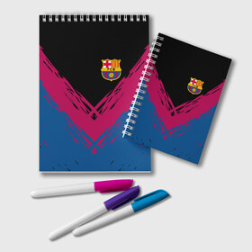 Блокнот с принтом FC BARCA в городе Новоалтайск, 100% бумага | 48 листов, плотность листов — 60 г/м2, плотность картонной обложки — 250 г/м2. Листы скреплены удобной пружинной спиралью. Цвет линий — светло-серый
 | barcelona | fc barca | барка | барселона