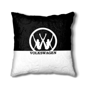 Подушка 3D с принтом Volkswagen в городе Новоалтайск, наволочка – 100% полиэстер, наполнитель – холлофайбер (легкий наполнитель, не вызывает аллергию). | состоит из подушки и наволочки. Наволочка на молнии, легко снимается для стирки | brand | car | german | girls | logo | silhouette | volkswagen | автомобиль | девушки | логотип | марка | немецкий | силуэт