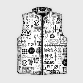 Женский жилет утепленный 3D с принтом TWENTY ONE PILOTS в городе Новоалтайск,  |  | 21 pilots | 21p | bandito | blurryface | chlorine | joshua | ned | top | trench | twenty one pilots | tyler | бандито | нэд | тренч