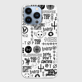Чехол для iPhone 13 Pro с принтом TWENTY ONE PILOTS в городе Новоалтайск,  |  | 21 pilots | 21p | bandito | blurryface | chlorine | joshua | ned | top | trench | twenty one pilots | tyler | бандито | нэд | тренч