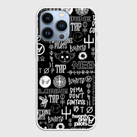 Чехол для iPhone 13 Pro с принтом TWENTY ONE PILOTS в городе Новоалтайск,  |  | 21 pilots | 21p | bandito | blurryface | chlorine | joshua | ned | top | trench | twenty one pilots | tyler | бандито | нэд | тренч