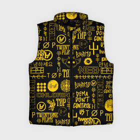 Женский жилет утепленный 3D с принтом TWENTY ONE PILOTS в городе Новоалтайск,  |  | 21 pilots | 21p | bandito | blurryface | chlorine | joshua | ned | top | trench | twenty one pilots | tyler | бандито | нэд | тренч