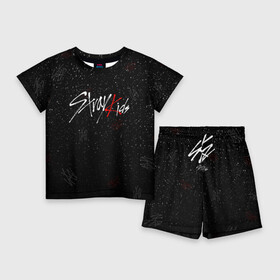 Детский костюм с шортами 3D с принтом STRAY KIDS в городе Новоалтайск,  |  | skz | stray kids | бан чан | ли ноу | скз | стрей кидс | сынмин | уджин | феликс | хан | хёджин | чанбин