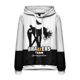 Мужская толстовка 3D с принтом Brazzers team Casting-producer в городе Новоалтайск, 100% полиэстер | двухслойный капюшон со шнурком для регулировки, мягкие манжеты на рукавах и по низу толстовки, спереди карман-кенгуру с мягким внутренним слоем. | adults | brazzers | butterflies | casting | girl | inscription | logo | movies | producer | silhouette | studio | team | бабочки | братья | девушка | кастинг | логотип | надпись | продюсер | силуэт | студия | фильмы