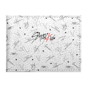 Обложка для студенческого билета с принтом STRAY KIDS АВТОГРАФЫ в городе Новоалтайск, натуральная кожа | Размер: 11*8 см; Печать на всей внешней стороне | skz | stray kids | бан чан | ли ноу | скз | стрей кидс | сынмин | уджин | феликс | хан | хёджин | чанбин