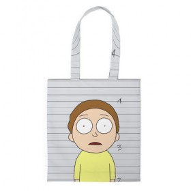 Сумка 3D повседневная с принтом Morty is in prison в городе Новоалтайск, 100% полиэстер | Плотность: 200 г/м2; Размер: 34×35 см; Высота лямок: 30 см | c 137 | morty | morty smith | portal | rick | rick and morty | rick sanchez | sanchez | smith | морти | морти смит | портал | рик | рик и морти | рик санчез | санчез | смит
