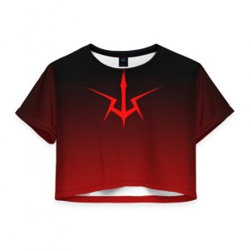 Женская футболка Cropp-top с принтом CODE GEASS в городе Новоалтайск, 100% полиэстер | круглая горловина, длина футболки до линии талии, рукава с отворотами | cd | кд | код гиас | код гиасс