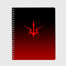 Тетрадь с принтом CODE GEASS в городе Новоалтайск, 100% бумага | 48 листов, плотность листов — 60 г/м2, плотность картонной обложки — 250 г/м2. Листы скреплены сбоку удобной пружинной спиралью. Уголки страниц и обложки скругленные. Цвет линий — светло-серый
 | Тематика изображения на принте: cd | кд | код гиас | код гиасс