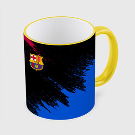 Кружка с принтом FC BARCELONA в городе Новоалтайск, керамика | ёмкость 330 мл | Тематика изображения на принте: barcelona | fc barca | барка | барселона
