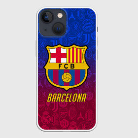 Чехол для iPhone 13 mini с принтом FC BARCELONA в городе Новоалтайск,  |  | Тематика изображения на принте: barcelona | fc barca | барка | барселона