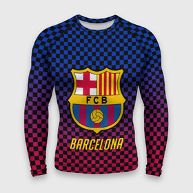 Мужской рашгард 3D с принтом FC BARCELONA в городе Новоалтайск,  |  | Тематика изображения на принте: barcelona | fc barca | барка | барселона
