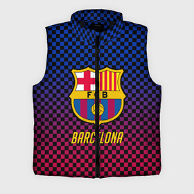 Мужской жилет утепленный 3D с принтом FC BARCELONA в городе Новоалтайск,  |  | barcelona | fc barca | барка | барселона