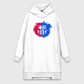 Платье-худи хлопок с принтом BARCELONA в городе Новоалтайск,  |  | barca | barsa | barselona | fc barcelona | leo messi | neimar | neymar | барселона | лионель месси | неймар | нэмар | футбол.