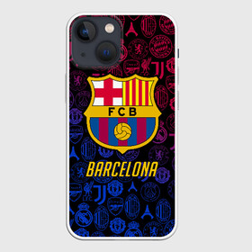 Чехол для iPhone 13 mini с принтом FC BARCELONA (BARCA) | БАРСЕЛОНА в городе Новоалтайск,  |  | Тематика изображения на принте: barcelona | fc barca | барка | барселона