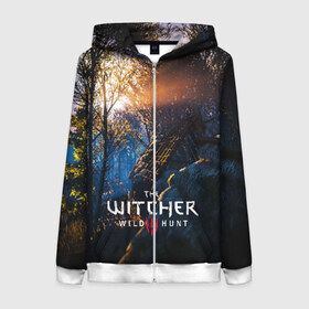 Женская толстовка 3D на молнии с принтом THE WITCHER 3WILD HUNT в городе Новоалтайск, 100% полиэстер | длина до линии бедра, манжеты и пояс оформлены мягкой тканевой резинкой, двухслойный капюшон со шнурком для регулировки, спереди молния, по бокам два кармана | cd projekt red | ciri | game | geralt | geralt of rivia | gwynbleidd | the witcher | the witcher 3: wild hunt | ведьмак | ведьмак 3: дикая охота | геральт | геральт из ривии | цири | цирилла