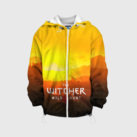 Детская куртка 3D с принтом THE WITCHER 3WILD HUNT в городе Новоалтайск, 100% полиэстер | застежка — молния, подол и капюшон оформлены резинкой с фиксаторами, по бокам — два кармана без застежек, один потайной карман на груди, плотность верхнего слоя — 90 г/м2; плотность флисового подклада — 260 г/м2 | Тематика изображения на принте: cd projekt red | ciri | game | geralt | geralt of rivia | gwynbleidd | the witcher | the witcher 3: wild hunt | ведьмак | ведьмак 3: дикая охота | геральт | геральт из ривии | цири | цирилла