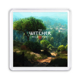 Магнит 55*55 с принтом THE WITCHER 3:WILD HUNT в городе Новоалтайск, Пластик | Размер: 65*65 мм; Размер печати: 55*55 мм | Тематика изображения на принте: cd projekt red | ciri | game | geralt | geralt of rivia | gwynbleidd | the witcher | the witcher 3: wild hunt | ведьмак | ведьмак 3: дикая охота | геральт | геральт из ривии | цири | цирилла