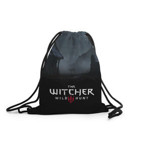 Рюкзак-мешок 3D с принтом THE WITCHER 3 в городе Новоалтайск, 100% полиэстер | плотность ткани — 200 г/м2, размер — 35 х 45 см; лямки — толстые шнурки, застежка на шнуровке, без карманов и подкладки | cd projekt red | ciri | game | geralt | geralt of rivia | gwynbleidd | the witcher | the witcher 3: wild hunt | ведьмак | ведьмак 3: дикая охота | геральт | геральт из ривии | цири | цирилла