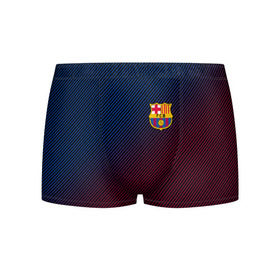 Мужские трусы 3D с принтом FC BARCELONA в городе Новоалтайск, 50% хлопок, 50% полиэстер | классическая посадка, на поясе мягкая тканевая резинка | barcelona | fc barca | барка | барселона