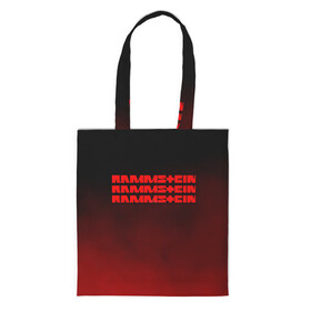 Шоппер 3D с принтом RAMMSTEIN в городе Новоалтайск, 100% полиэстер | Плотность: 200 г/м2; Размер: 34×35 см; Высота лямок: 30 см | lindemann | rammstein | рамштайн | тилль линдеманн