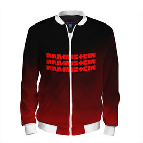 Мужской бомбер 3D с принтом RAMMSTEIN в городе Новоалтайск, 100% полиэстер | застегивается на молнию, по бокам два кармана без застежек, по низу бомбера и на воротнике - эластичная резинка | lindemann | rammstein | рамштайн | тилль линдеманн