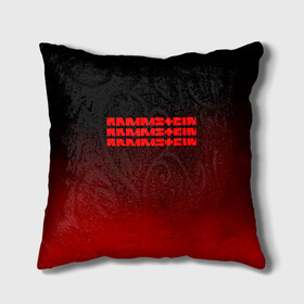 Подушка 3D с принтом RAMMSTEIN в городе Новоалтайск, наволочка – 100% полиэстер, наполнитель – холлофайбер (легкий наполнитель, не вызывает аллергию). | состоит из подушки и наволочки. Наволочка на молнии, легко снимается для стирки | lindemann | rammstein | рамштайн | тилль линдеманн